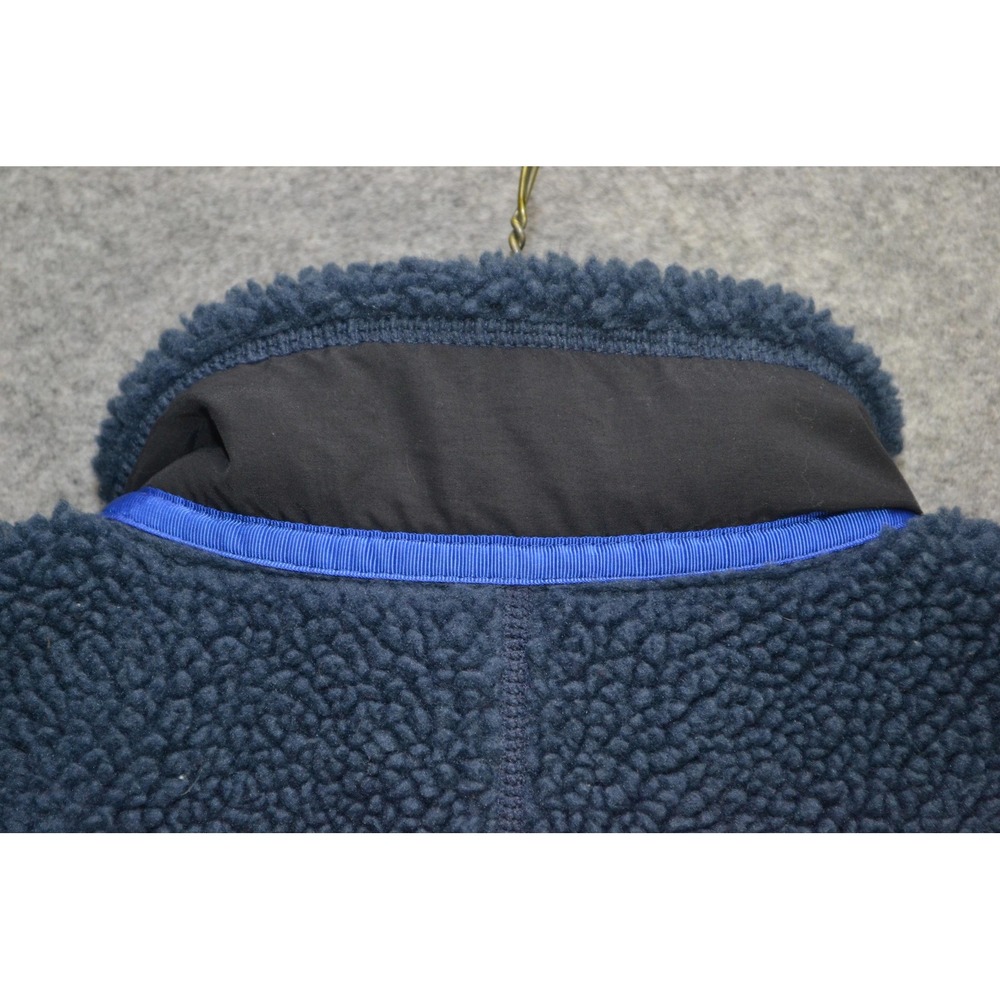 Patagonia Classic Retro X Jacket Mens Small Blue Fleece Sherpa Full Zip - Picture 14 of 16